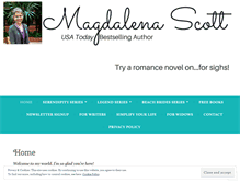 Tablet Screenshot of magdalenascott.com